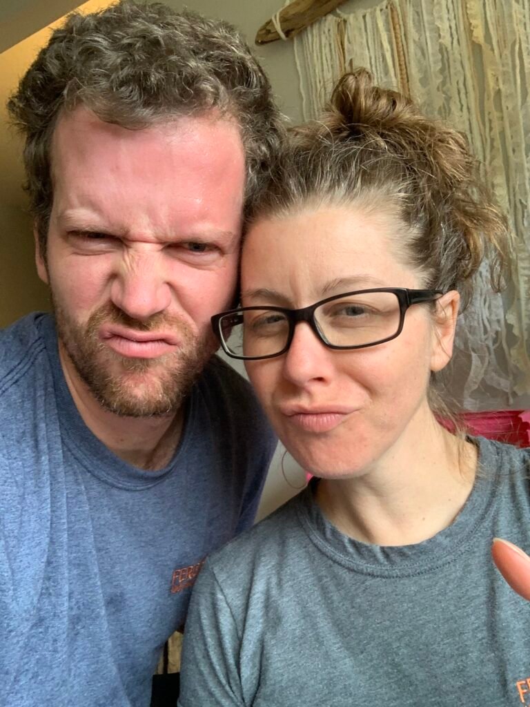 Unhappy couple