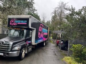 Loading truck for a local move