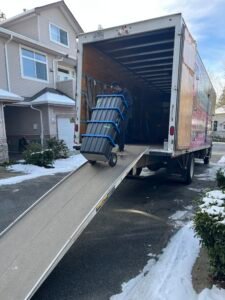 Dolly going into truck