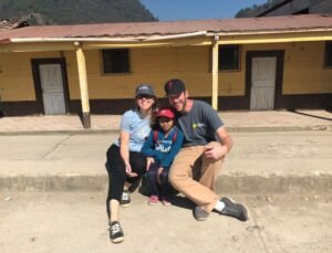 Laura, Jon and Isabelle in Guatemala